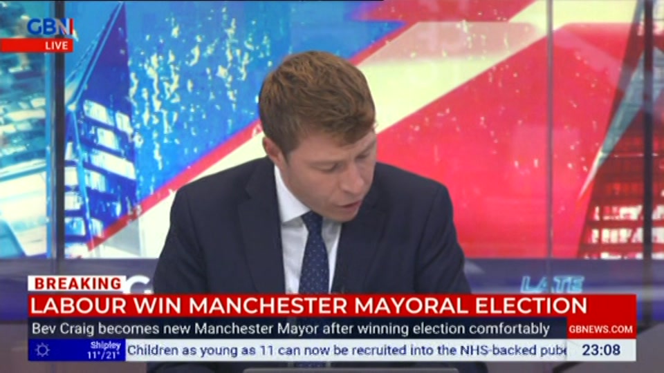 Still from GB News at 8:00