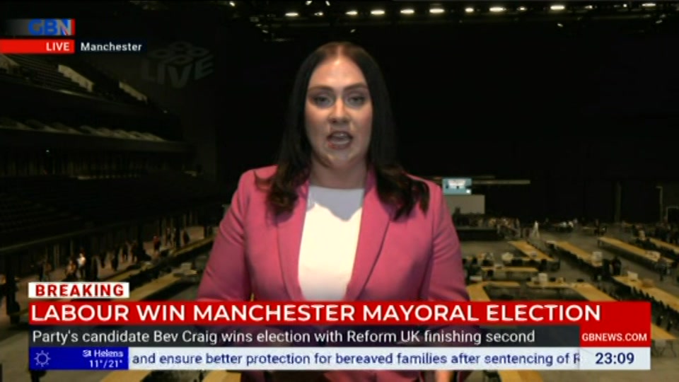 Still from GB News at 9:00