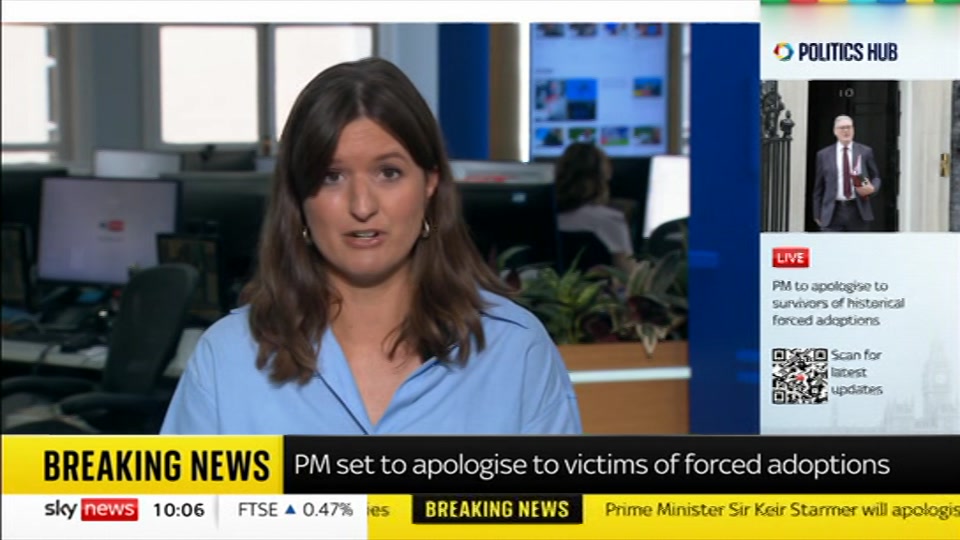 Still from Sky News at 7:00