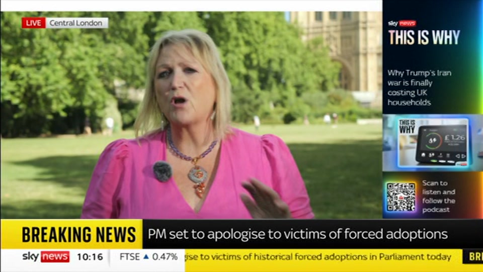 Still from Sky News at 17:00