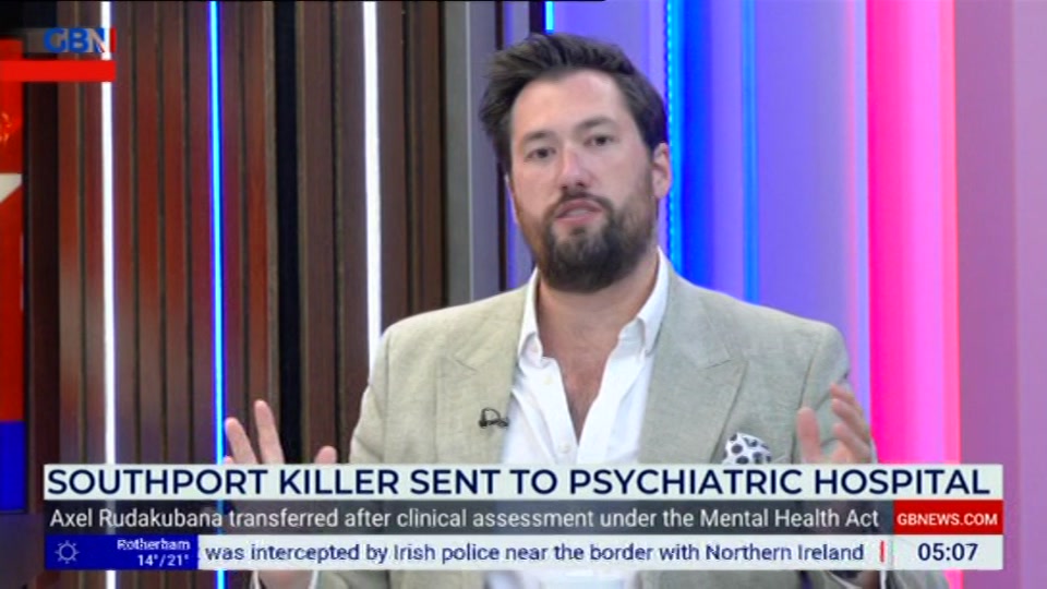 Broadcast still at 7m. GB News, Patrick Christys Tonight Late..., 25 July 2026.