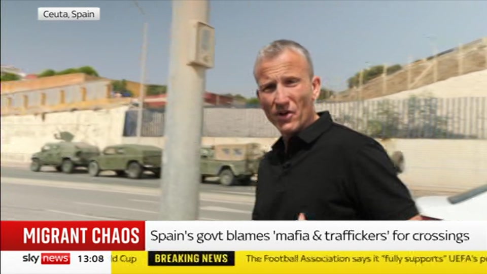 Broadcast still at 8m. Sky News, Sky News Today with Sam Washington, 1 August 2026.