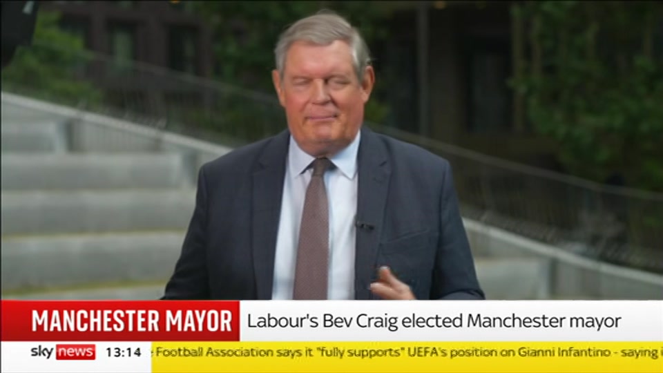 Still from Sky News at 14:00