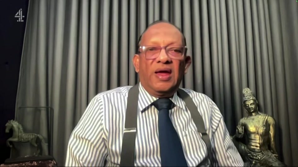 Broadcast still at 16m. Channel 4, Channel 4 News, 1 August 2026.