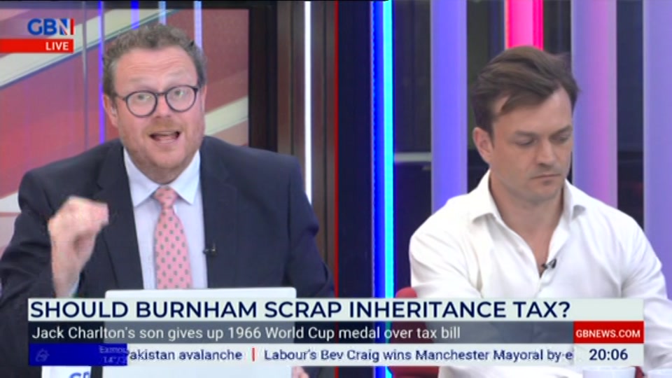 Still from GB News at 6:00