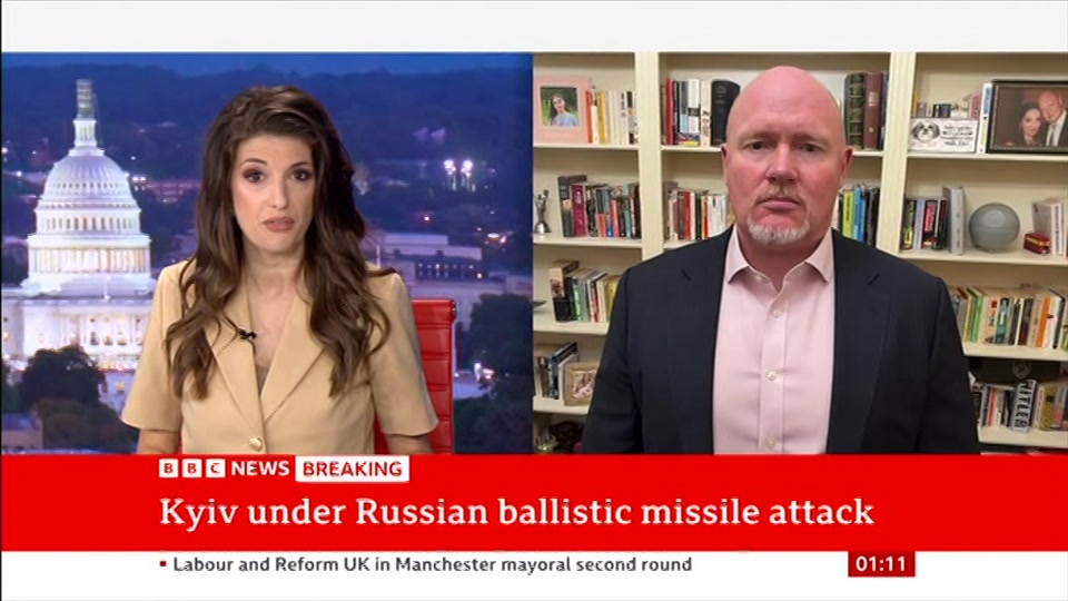 Still from BBC News at 11:00