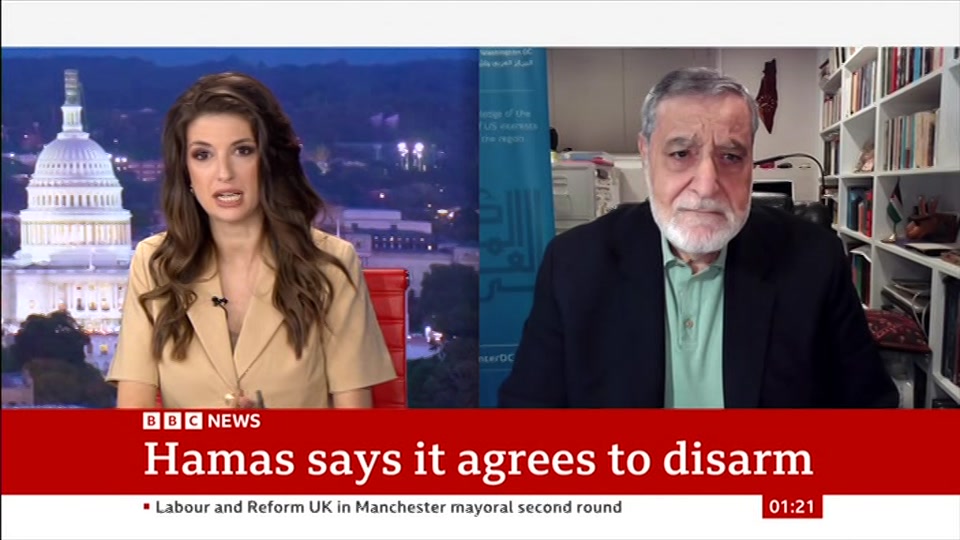 Broadcast still at 21m. BBC NEWS, BBC News, 1 August 2026.