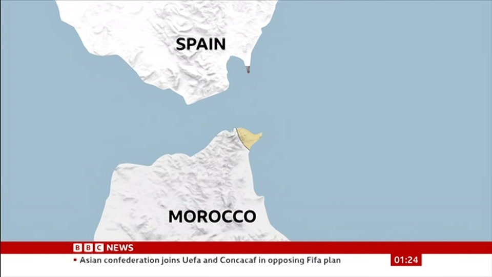 Still from BBC News at 24:00