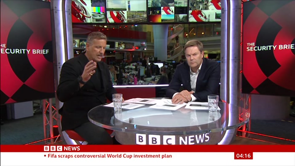 Broadcast still at 16m. BBC NEWS, BBC News, 1 August 2026.