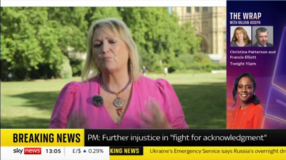 Still from Sky News at 6:00