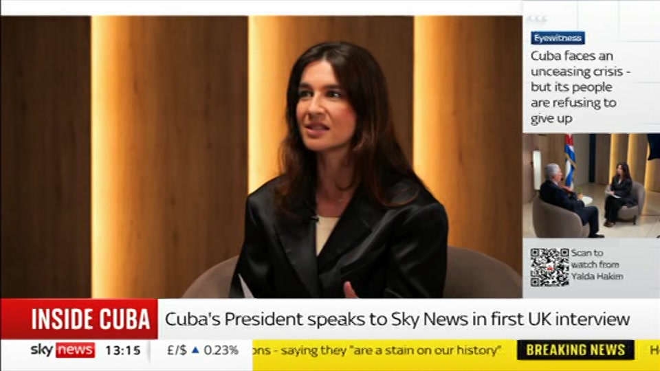 Still from Sky News at 16:00