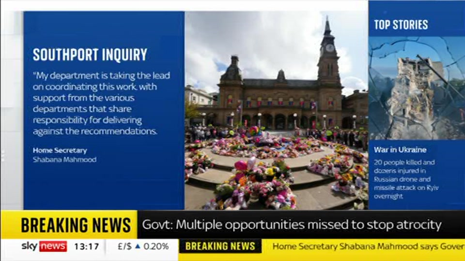 Still from Sky News at 18:00