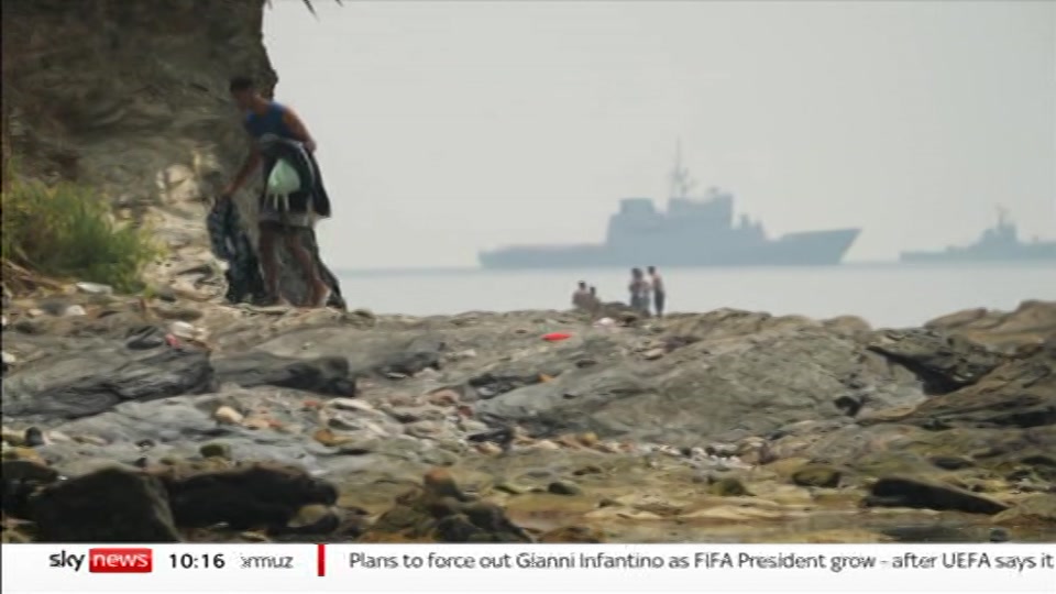 Still from Sky News at 16:00