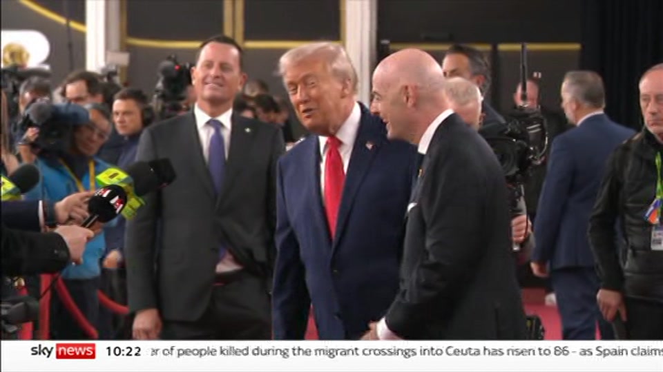 Still from Sky News at 22:00