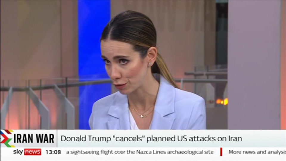 Still from Sky News at 8:00