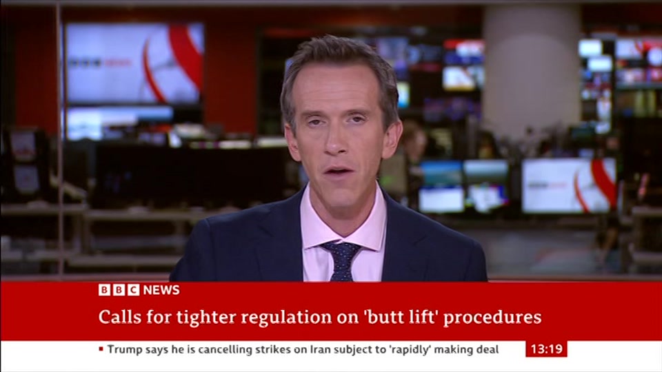 Still from BBC News at 1:00