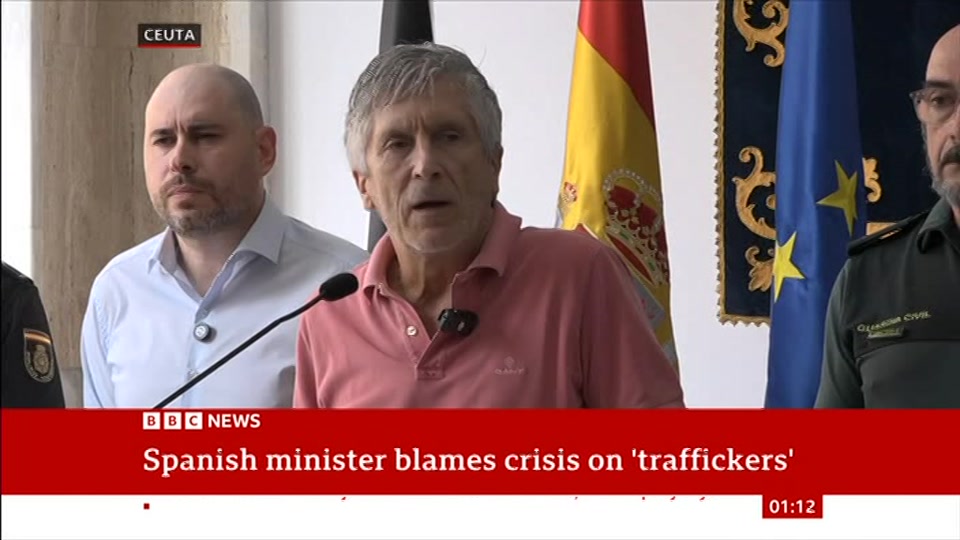 Still from BBC News at 12:00