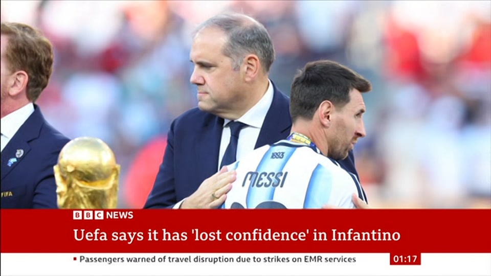 Broadcast still at 17m. BBC NEWS, BBC News, 2 August 2026.