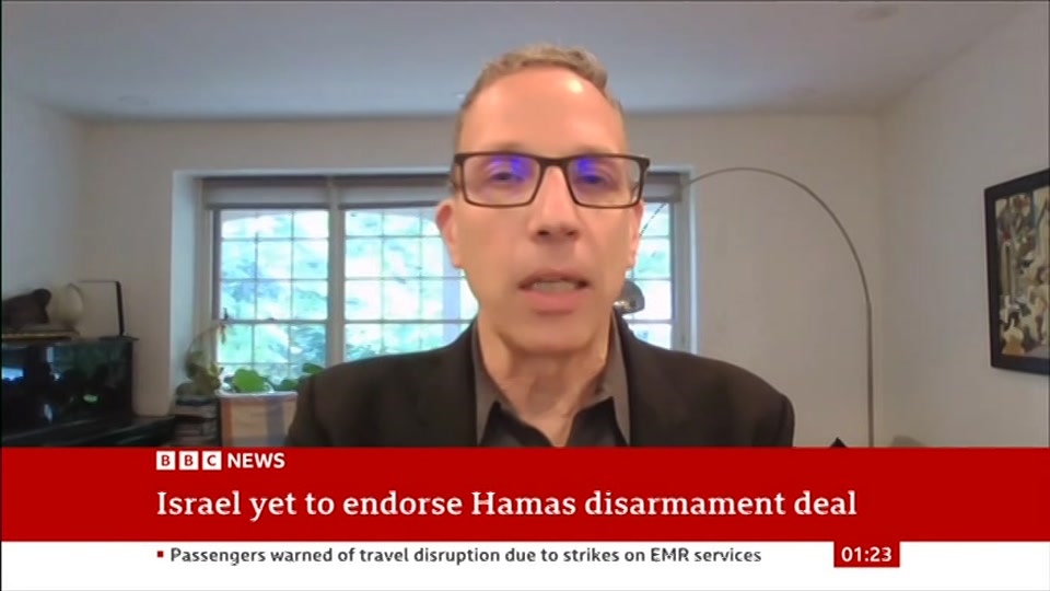 Still from BBC News at 23:00