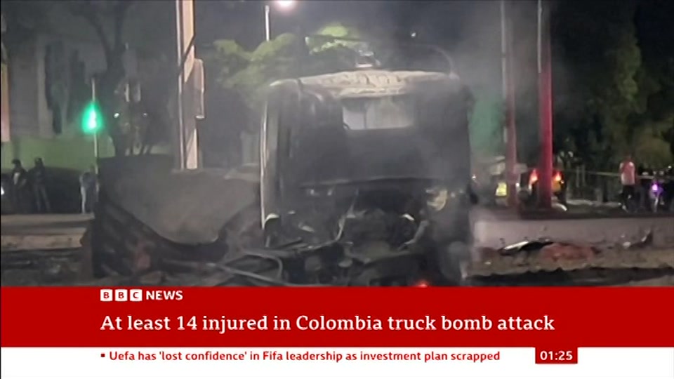Still from BBC News at 25:00