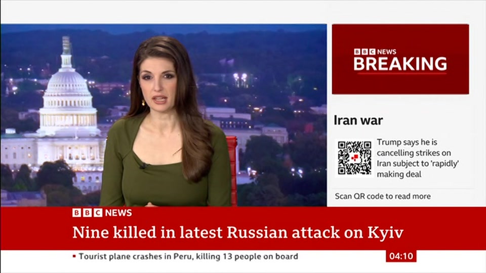 Broadcast still at 10m. BBC NEWS, BBC News, 2 August 2026.