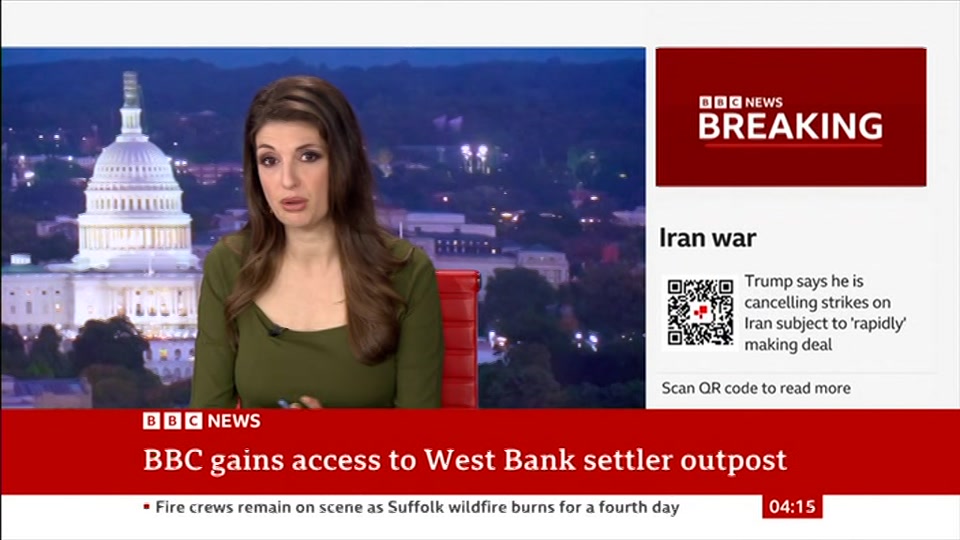 Still from BBC News at 15:00