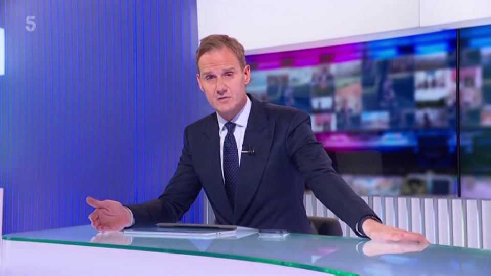 Broadcast still at 32m. 5, 5 News with Dan Walker, 2 July 2026.