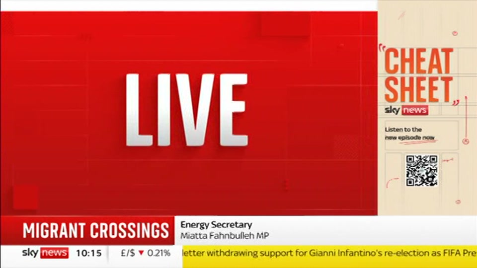 Still from Sky News at 15:00