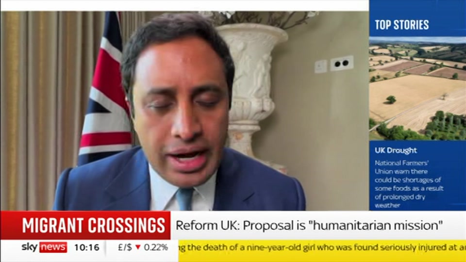 Still from Sky News at 16:00