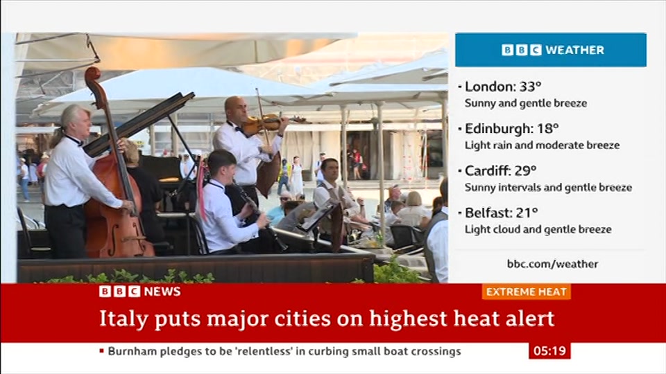 Still from BBC News at 19:00