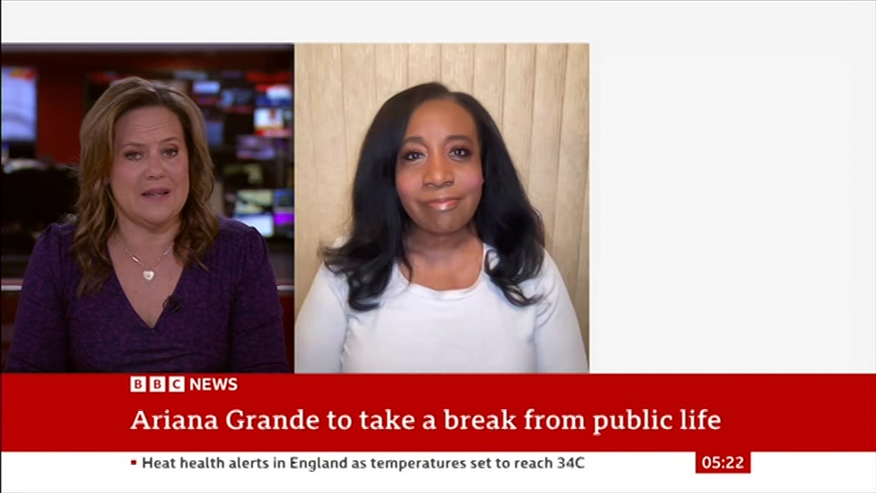 Still from BBC News at 22:00