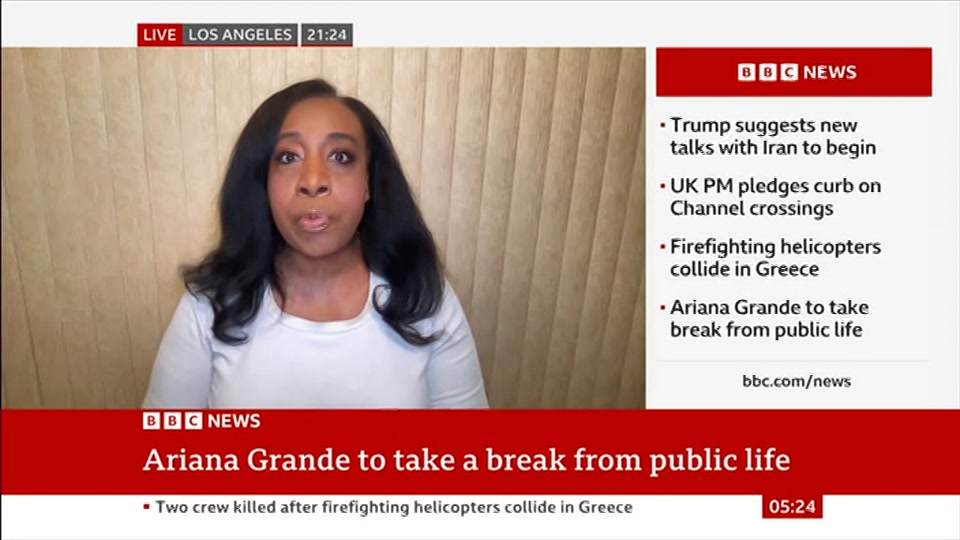 Still from BBC News at 24:00