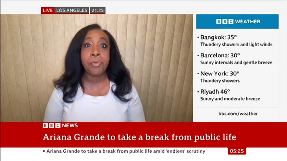 Still from BBC News at 25:00