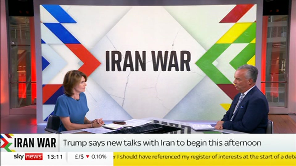 Still from Sky News at 11:00