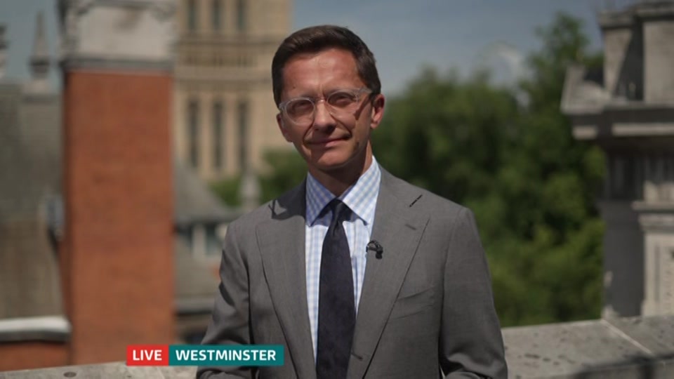 Broadcast still at 6m. ITV1, ITV Lunchtime News, 3 August 2026.