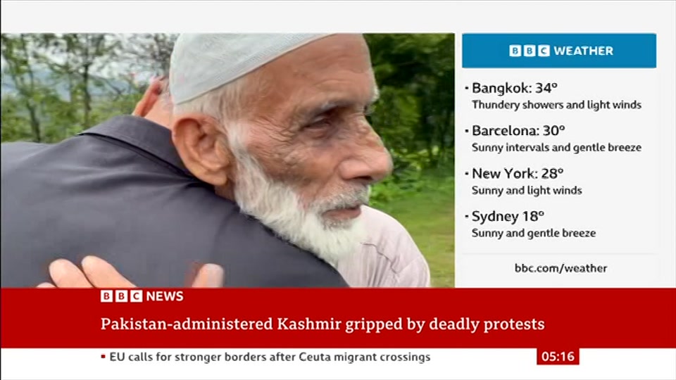 Still from BBC News at 16:00