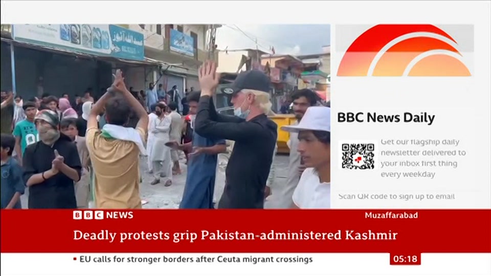 Still from BBC News at 18:00