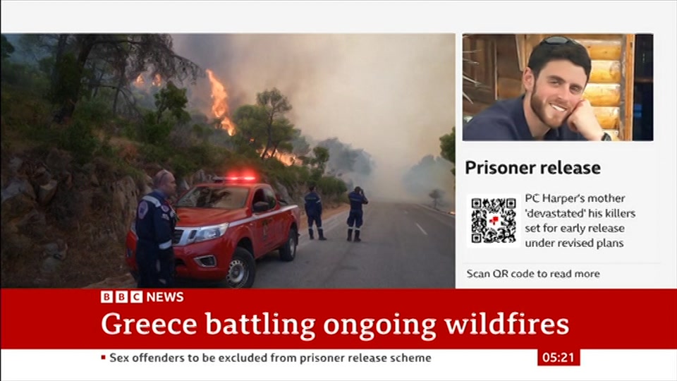 Still from BBC News at 21:00