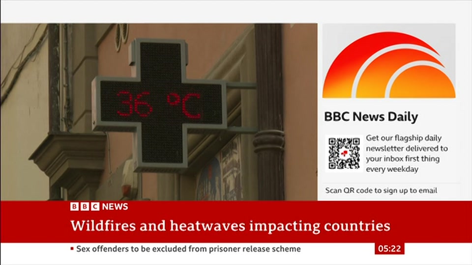 Still from BBC News at 22:00