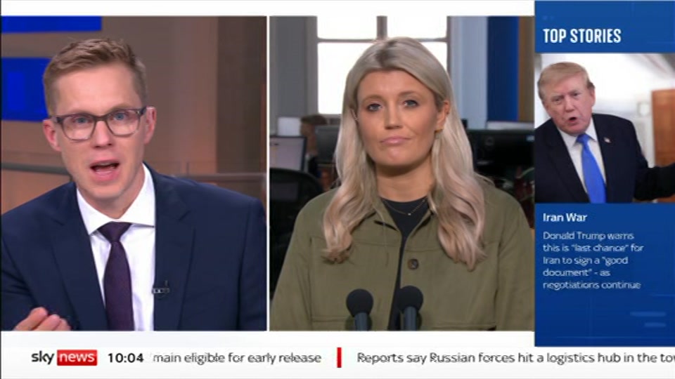 Still from Sky News at 4:00