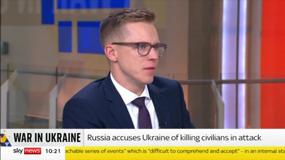 Still from Sky News at 21:00