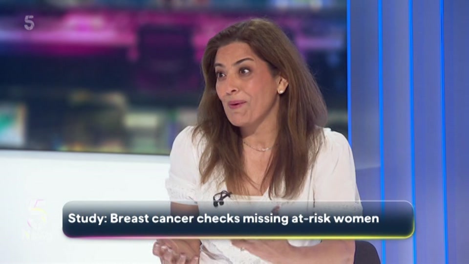 Broadcast still at 33m. 5, 5 News with Dan Walker, 4 August 2026.