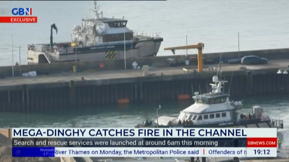 Still from GB News at 12:00