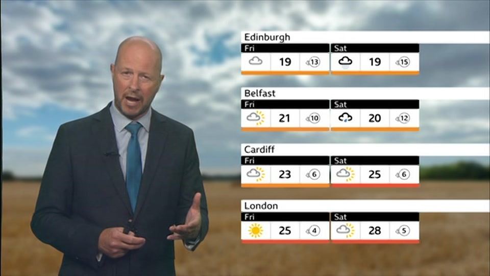 Broadcast still at 31m. BBC ONE West, BBC News and Weather, 4 August 2026.