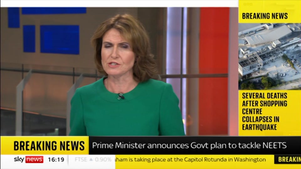 Still from Sky News at 19:00
