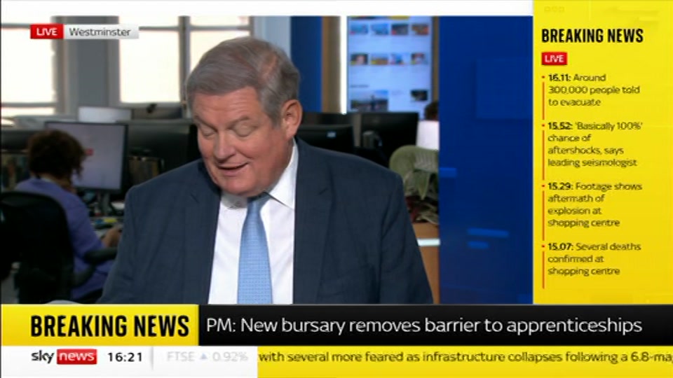 Broadcast still at 21m. Sky News, Sky News Today with Jayne Secker, 28 July 2026.