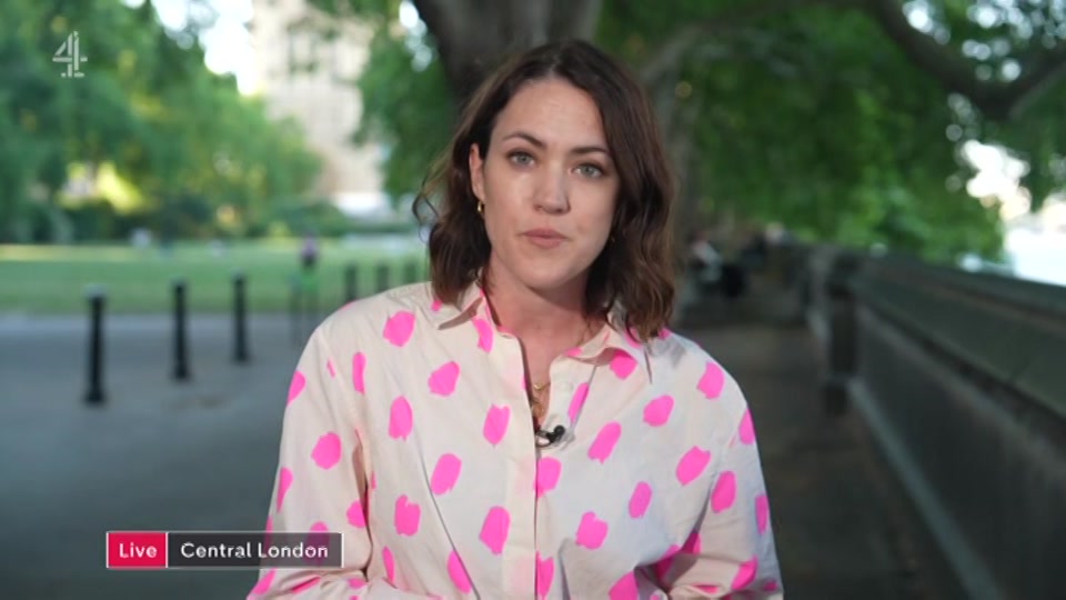 Broadcast still at 26m. Channel 4, Channel 4 News, 2 July 2026.