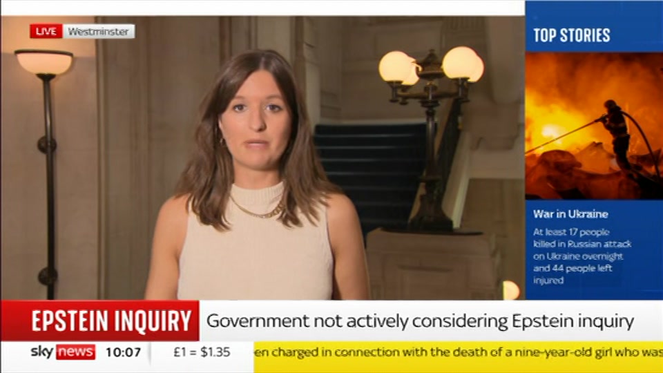 Still from Sky News at 7:00