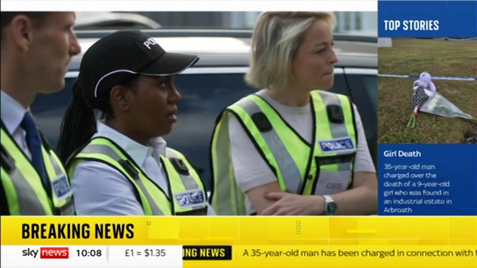 Broadcast still at 8m. Sky News, Sky News Today with Gareth Barlow, 5 August 2026.