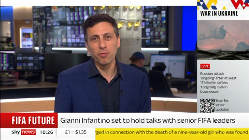 Broadcast still at 26m. Sky News, Sky News Today with Gareth Barlow, 5 August 2026.
